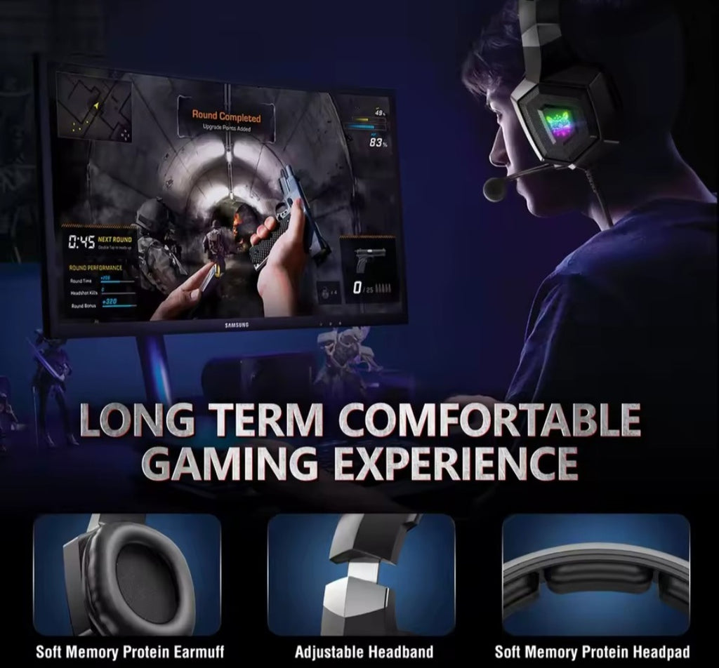 Obsidian gamer fejhallgató